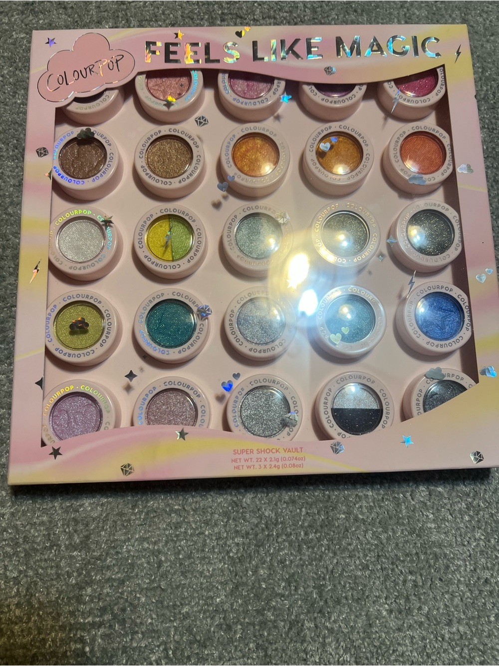 ColourPop Feel's Like Magic Super Shock Eyeshadow Vault